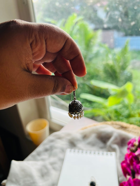 Chandrika Pearl Jhumkis