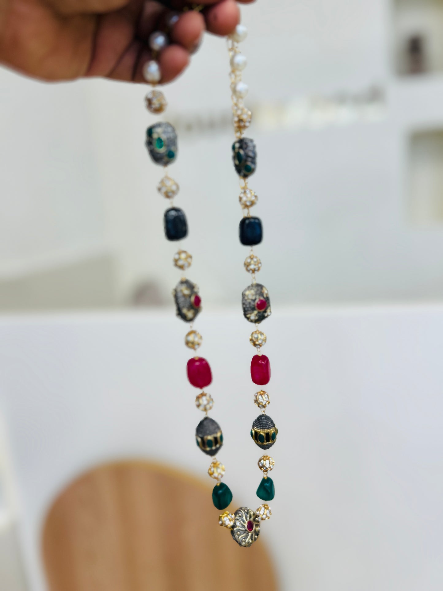 Ruby Fern Heirloom Necklace