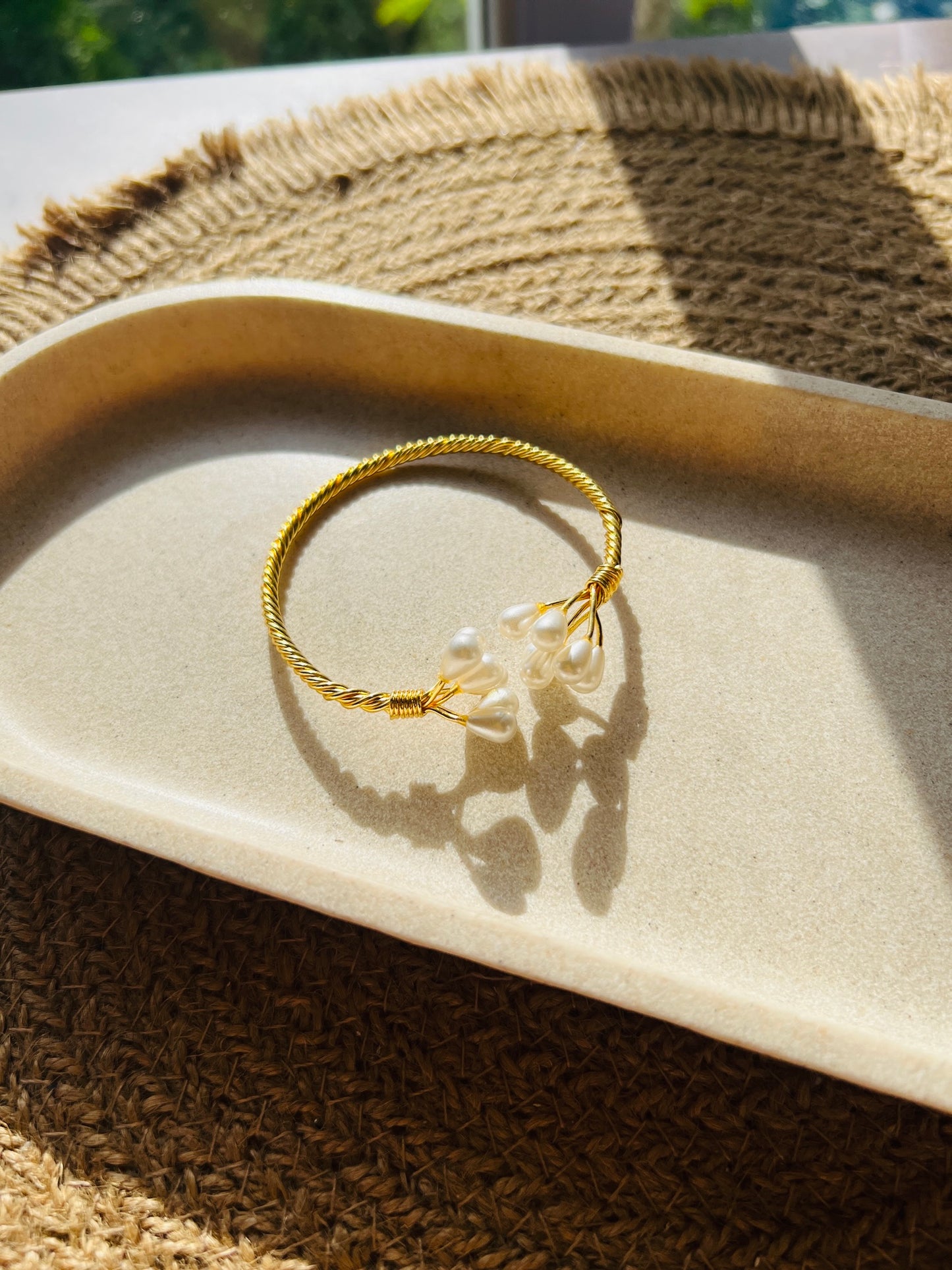Pearl Blossom Cuff