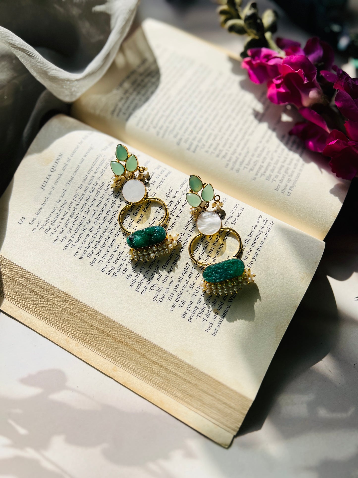 Druzy Pearl Elegance