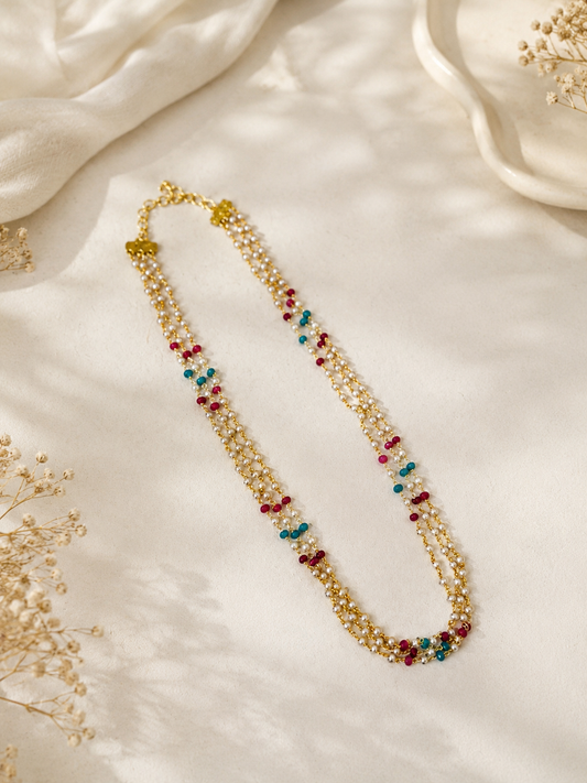 Mandharam Pearl Necklace