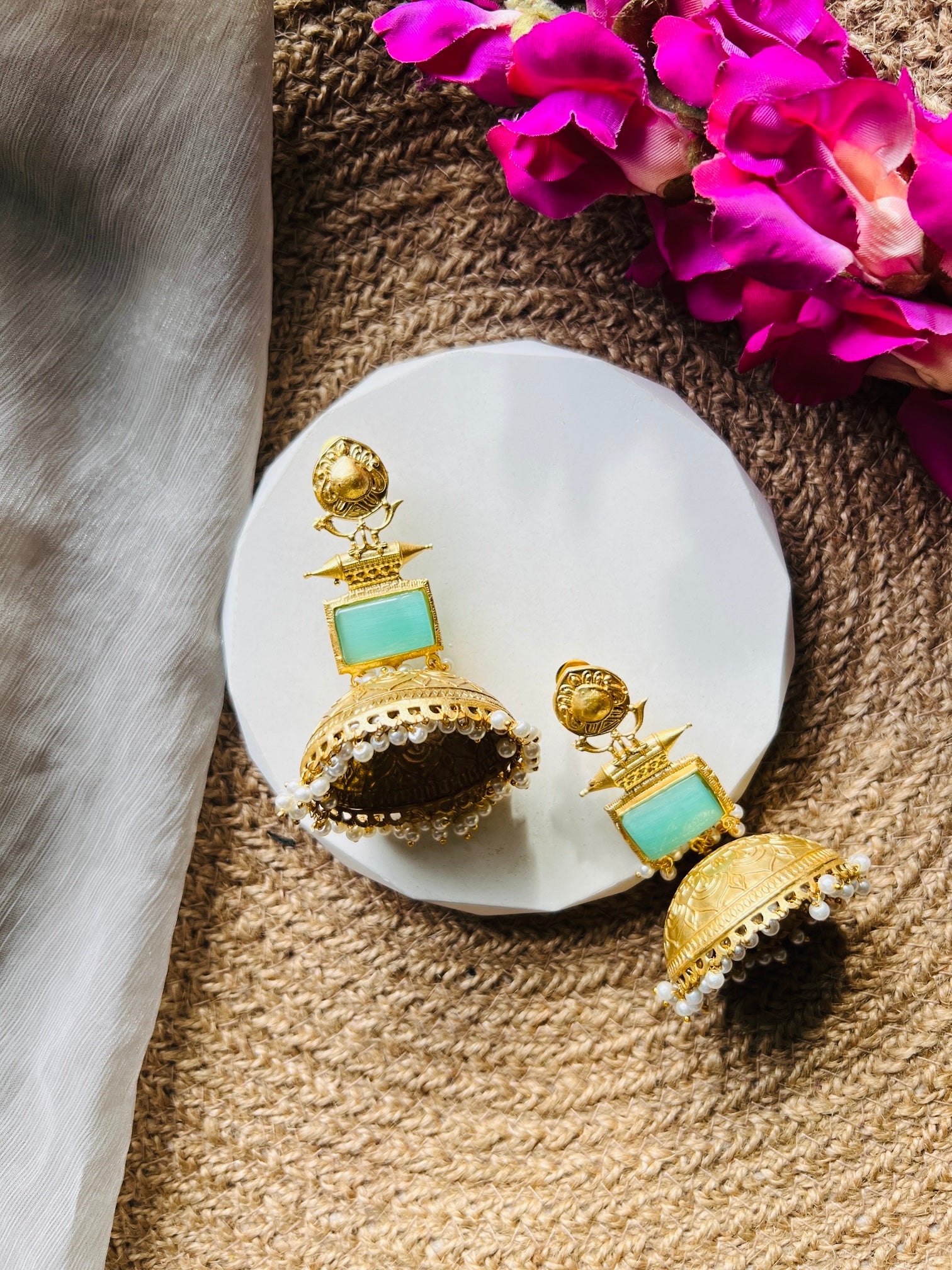 Noor Jhumka - Earrings