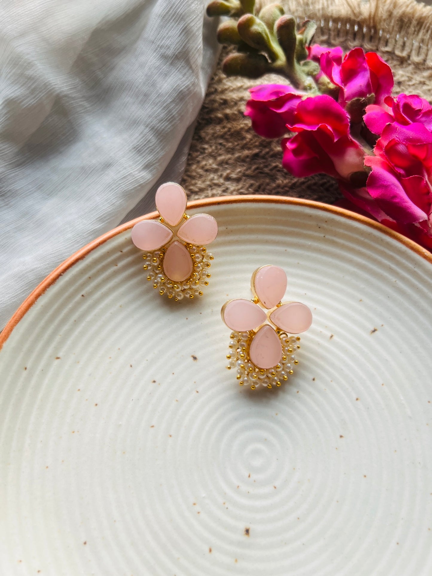 Ethereal Gem Studs - Earrings
