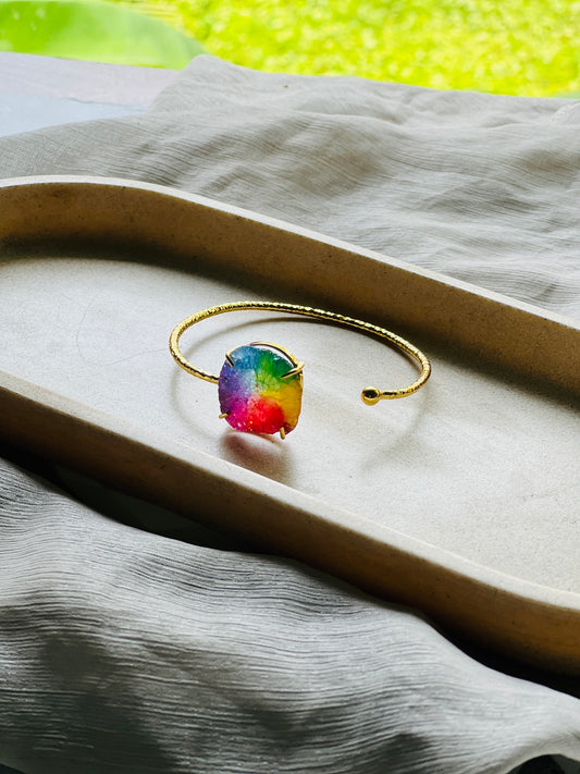 Rainbow Open Cuff