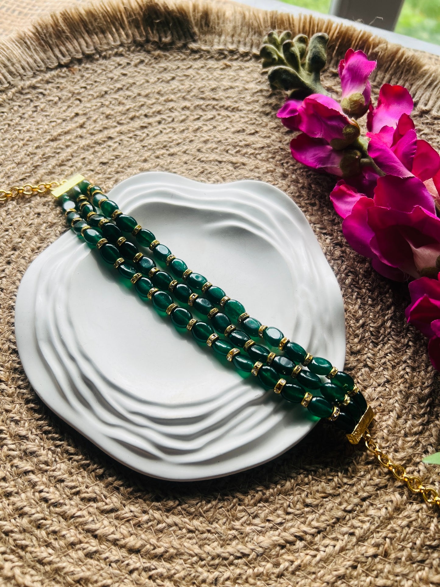 Regal Bloom Choker - Neckpiece