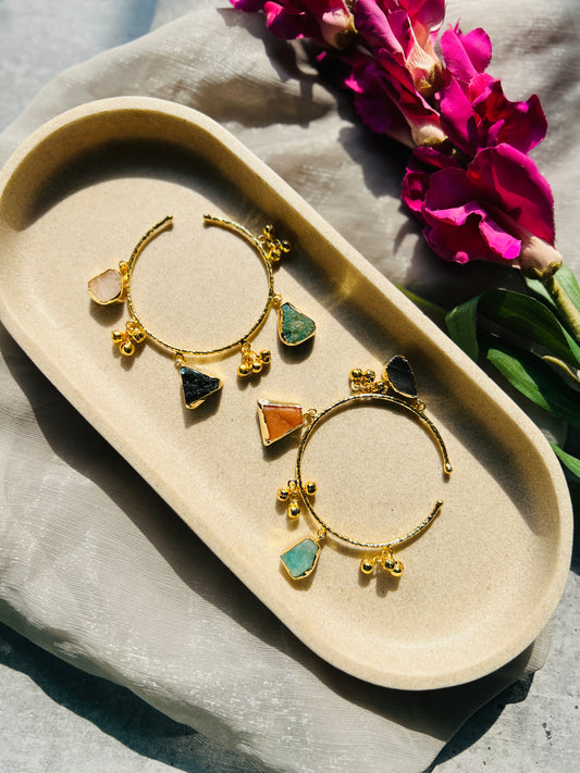 Aurelia Charm Hoop Bangle
