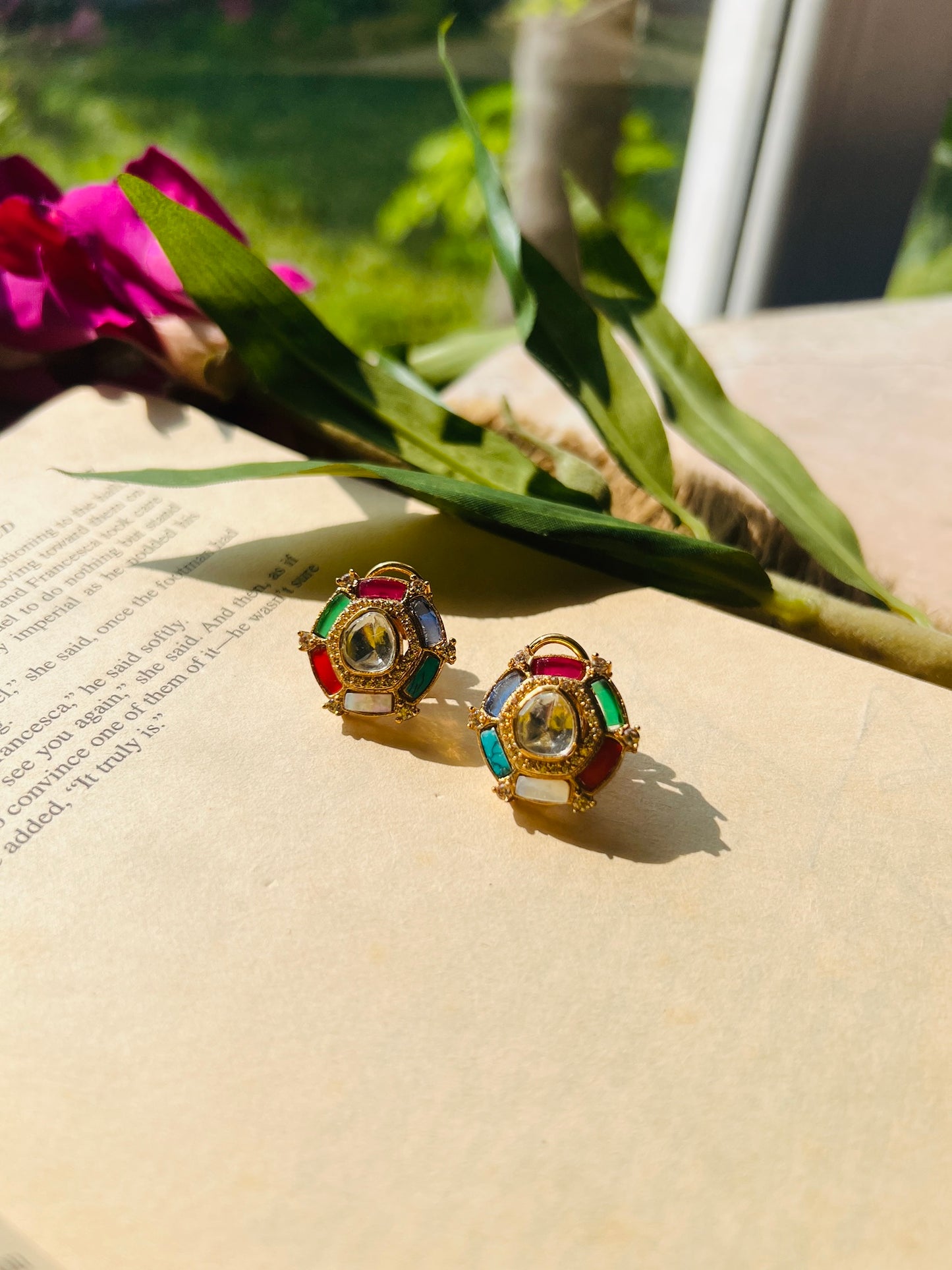 Celeste Prism Stone Studs