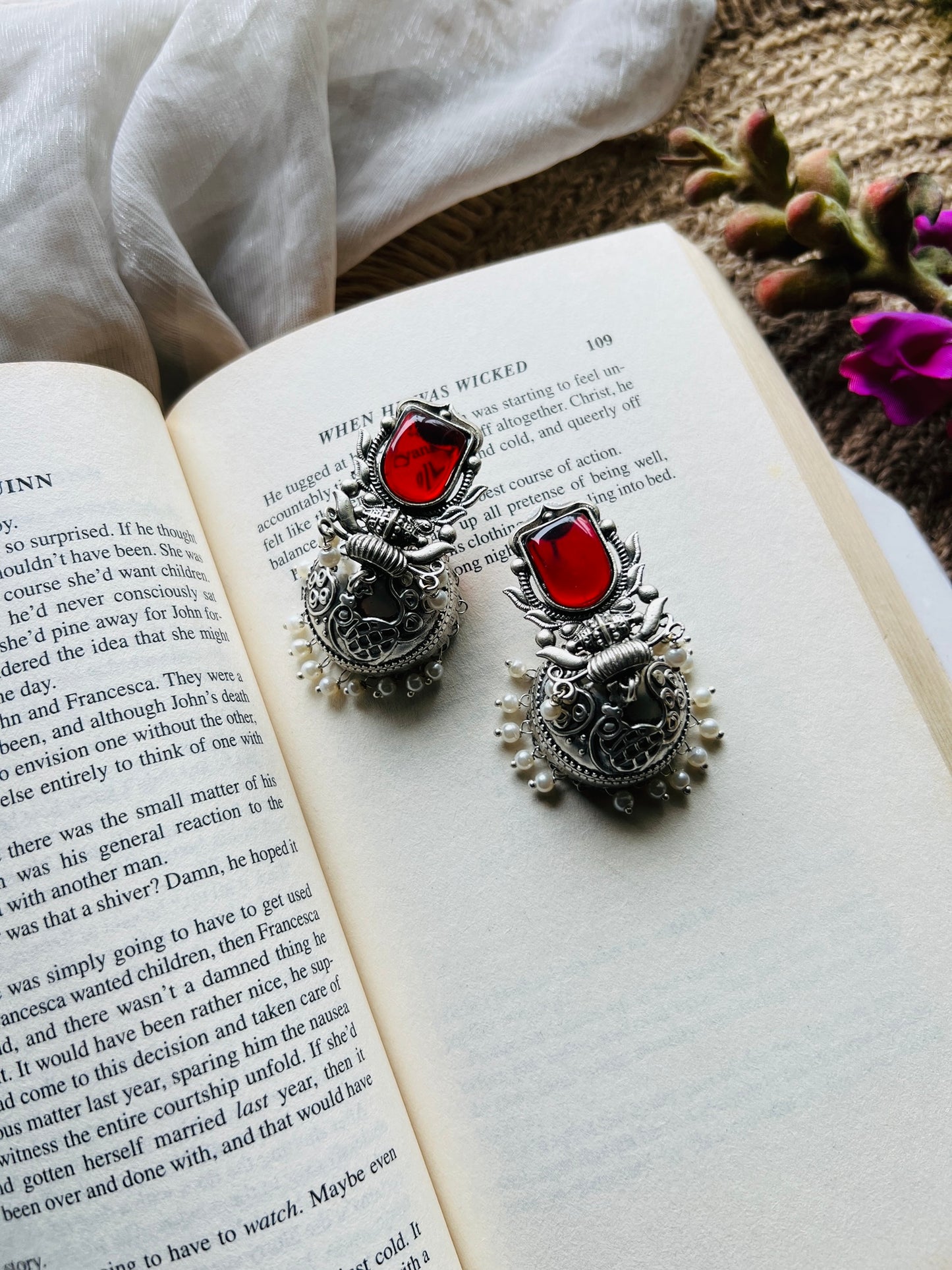 Noor Jhumka - Earrings