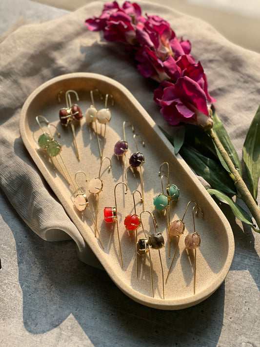 Natural Stone Earcuffs