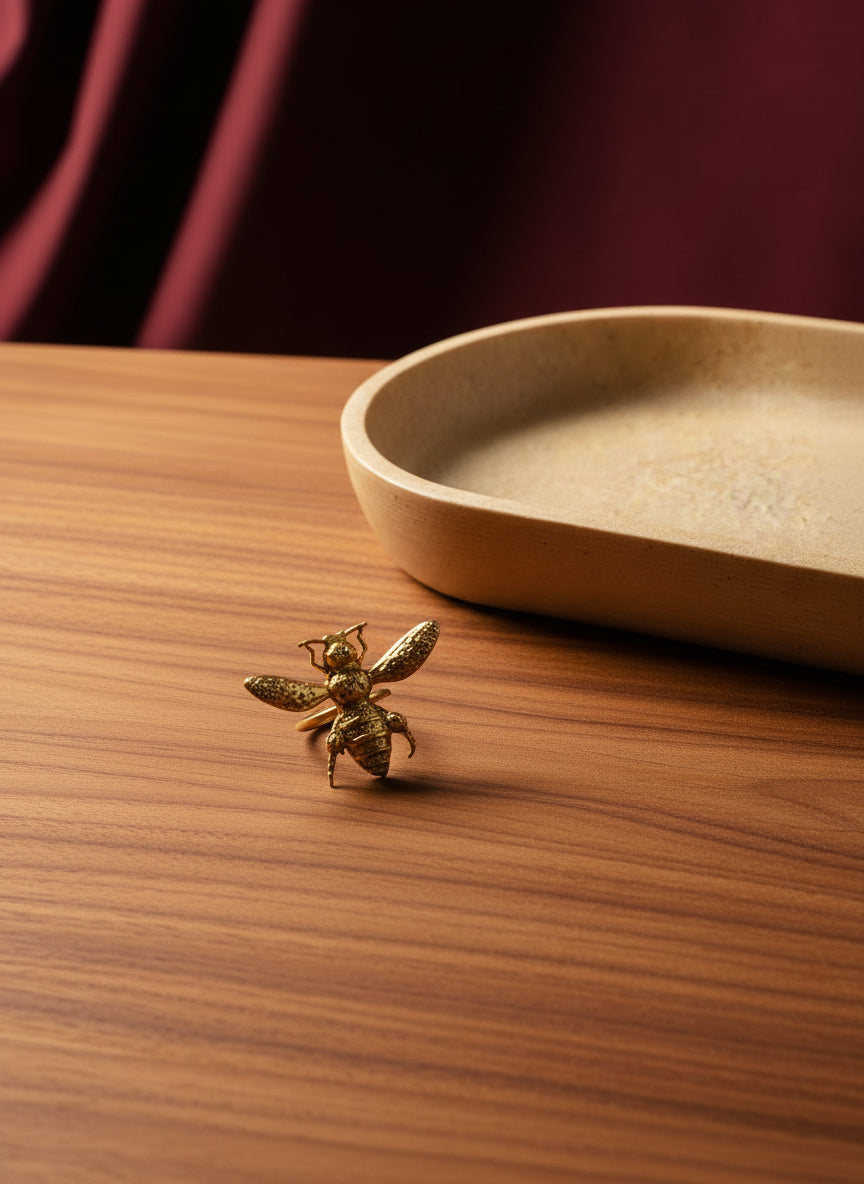 Golden Flutter Adjustable Ring