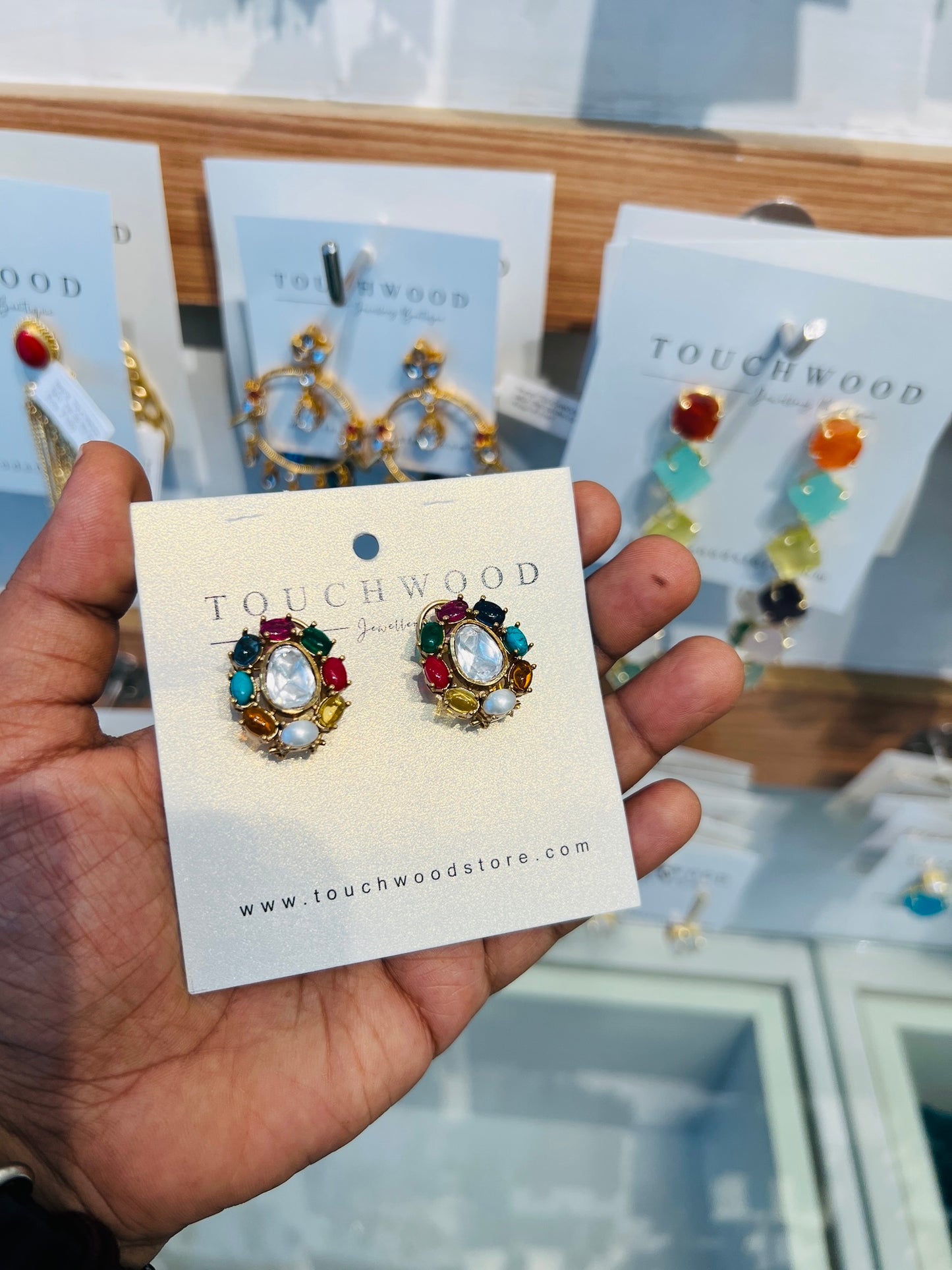 Navratna Bloom Studs
