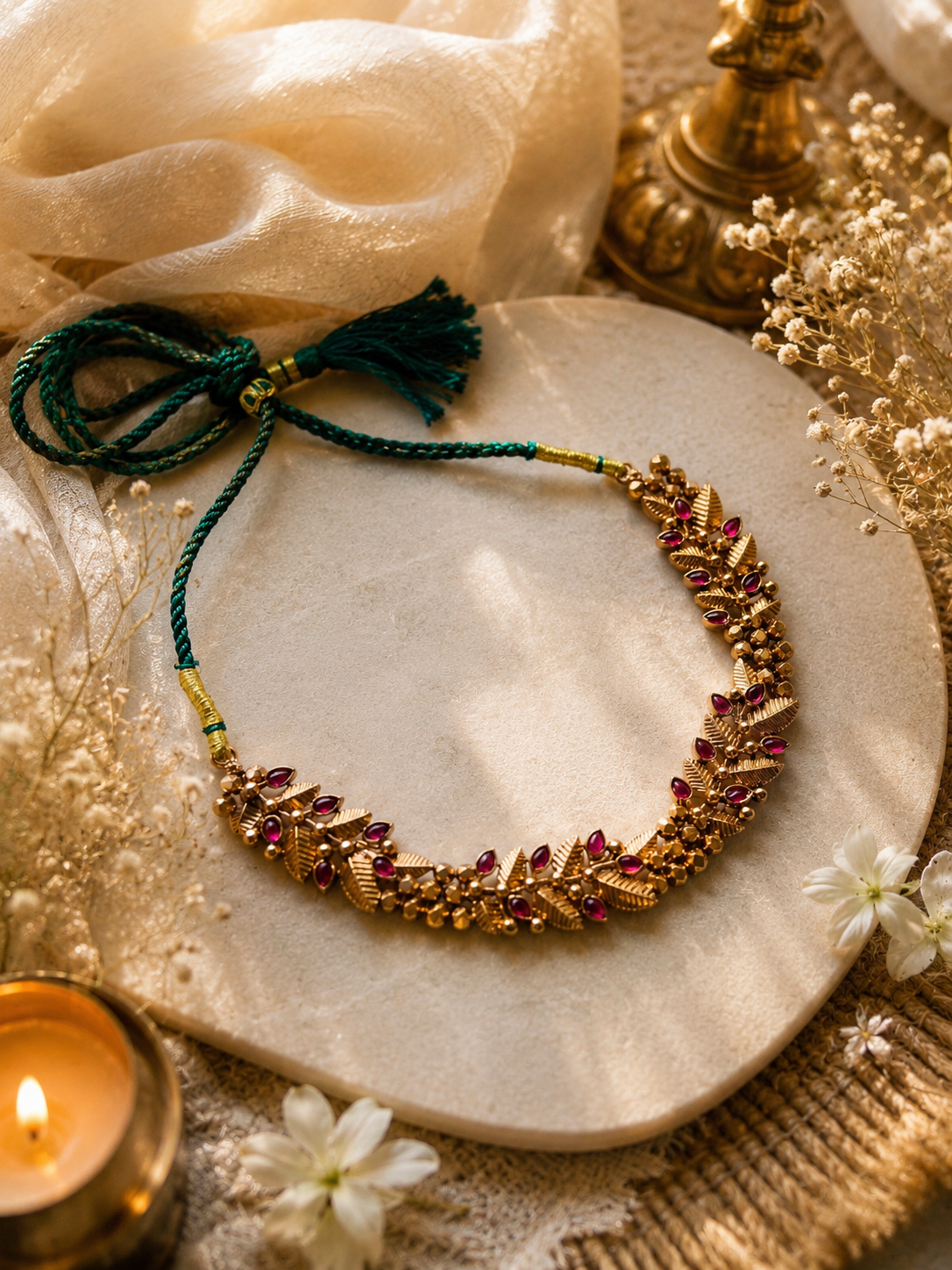 Vanya Leaf Necklace