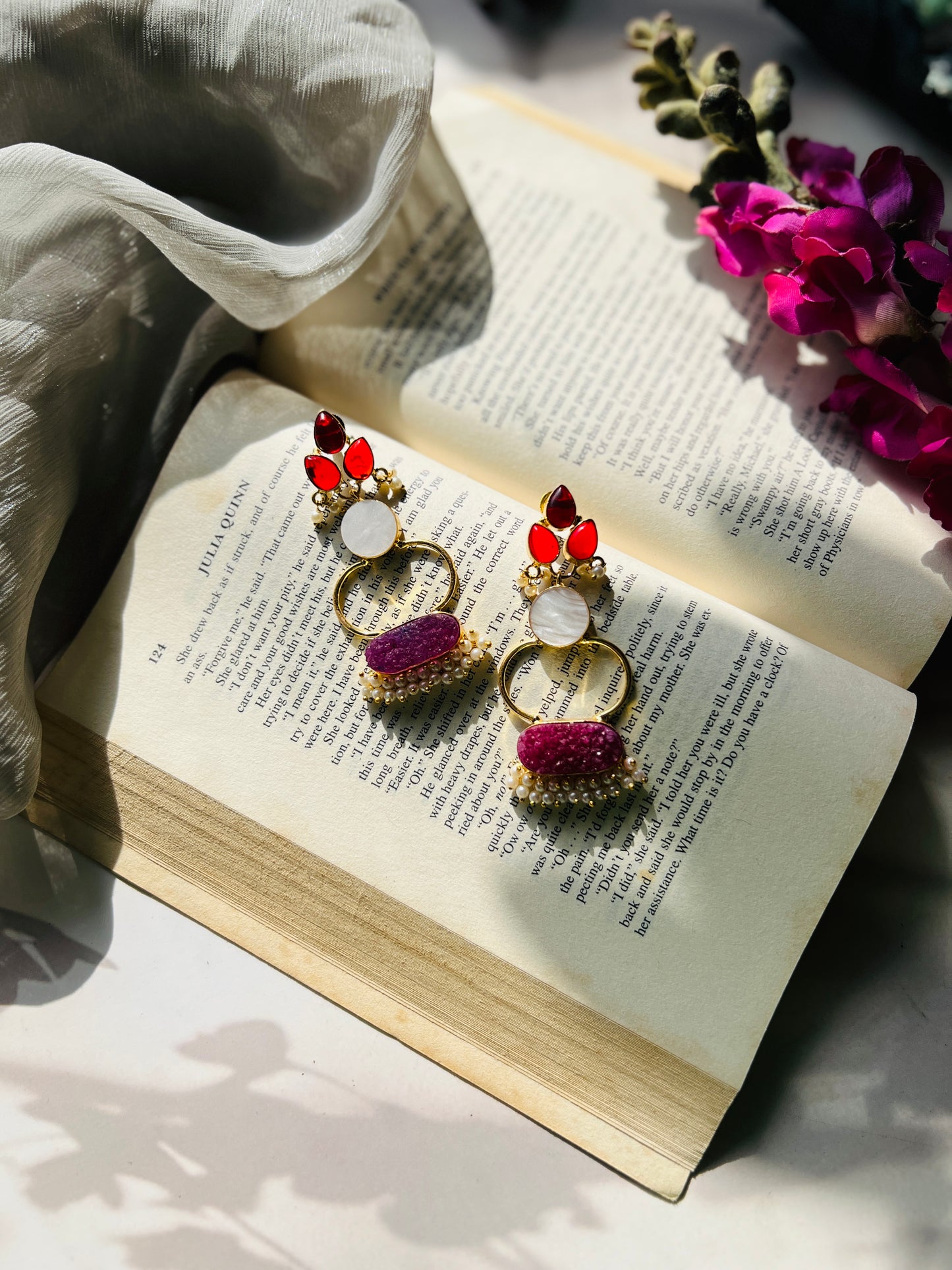 Druzy Pearl Elegance