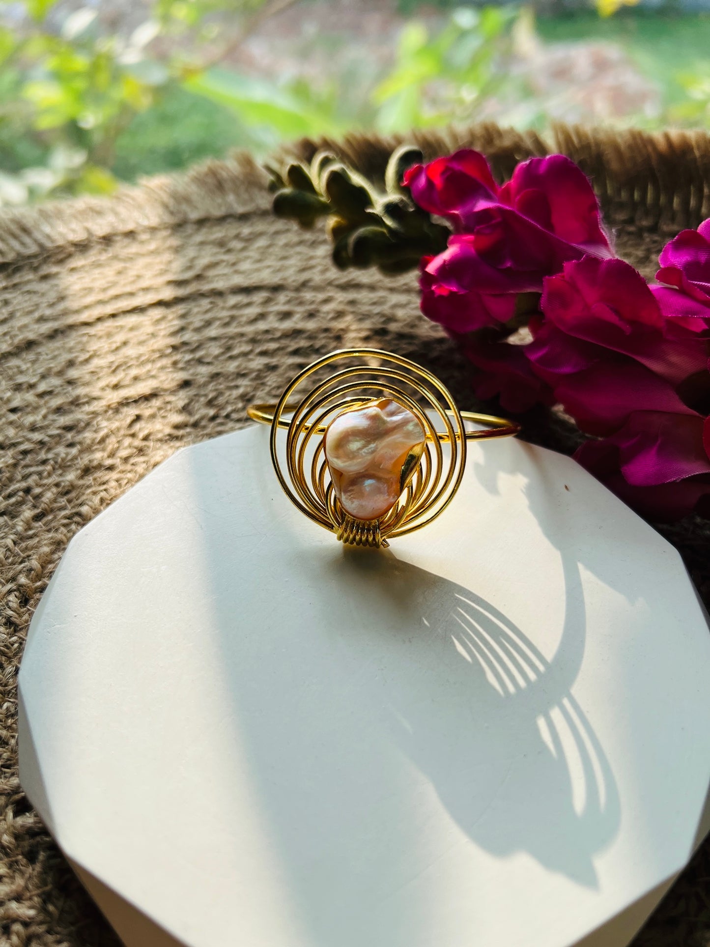 Spiral Grace Bangle - bangles