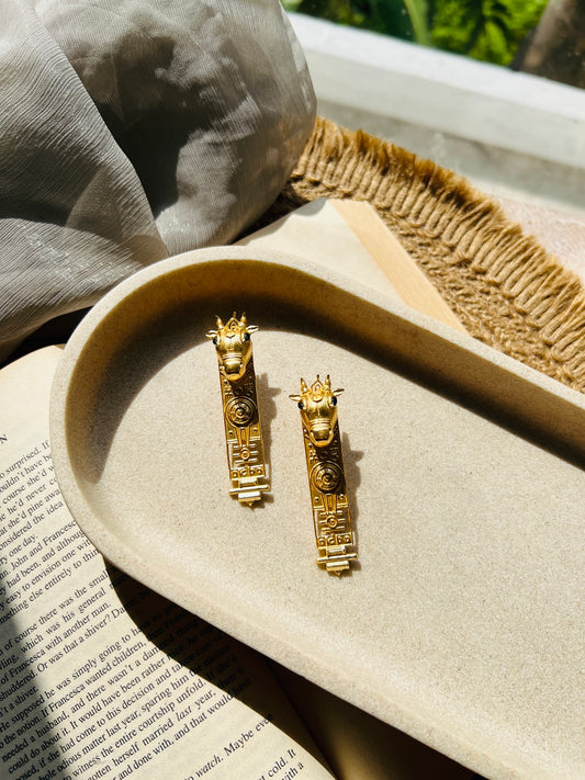 Celestial Giraffe Totem Earrings