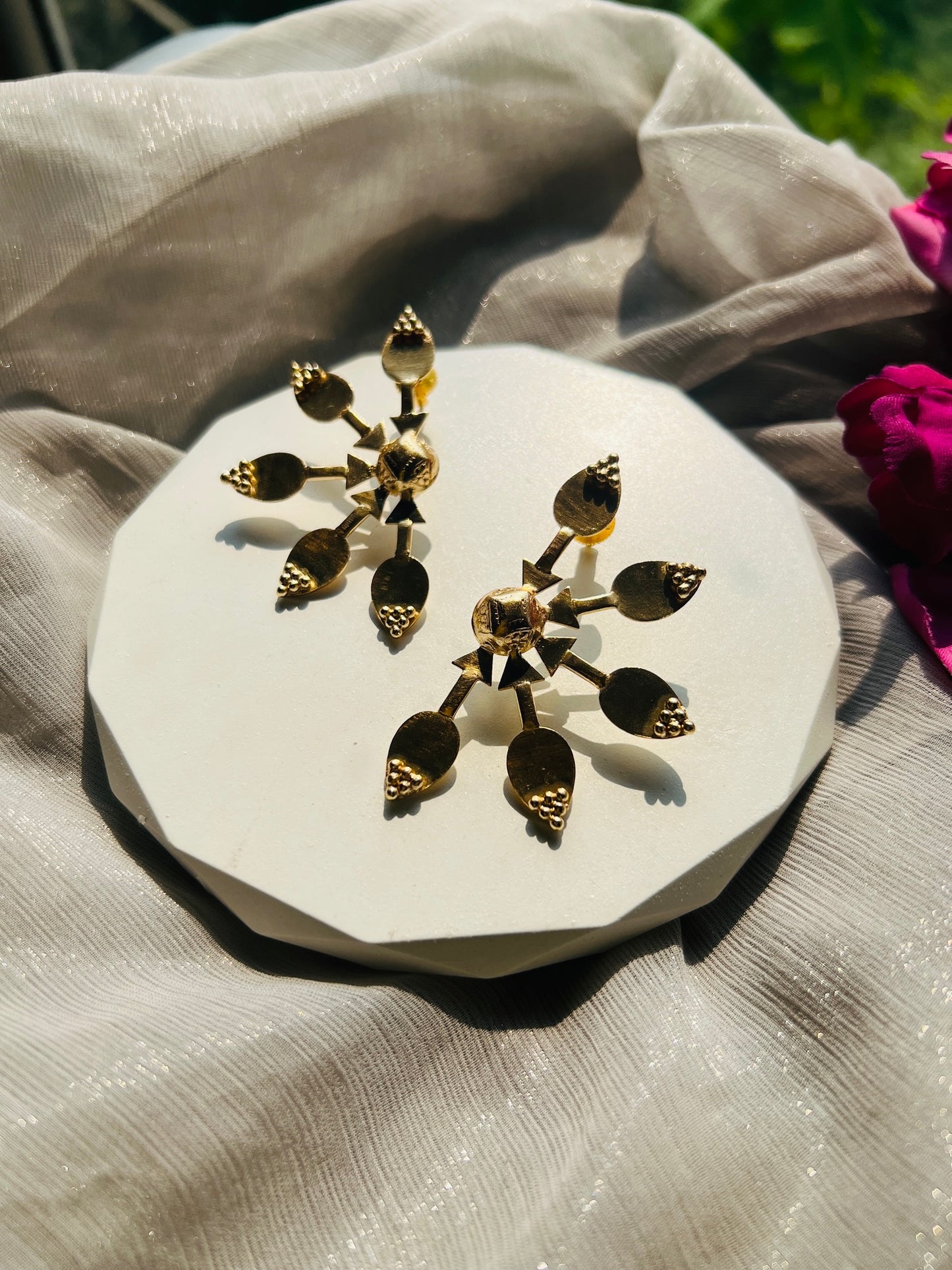 Solar Bloom Statement Studs