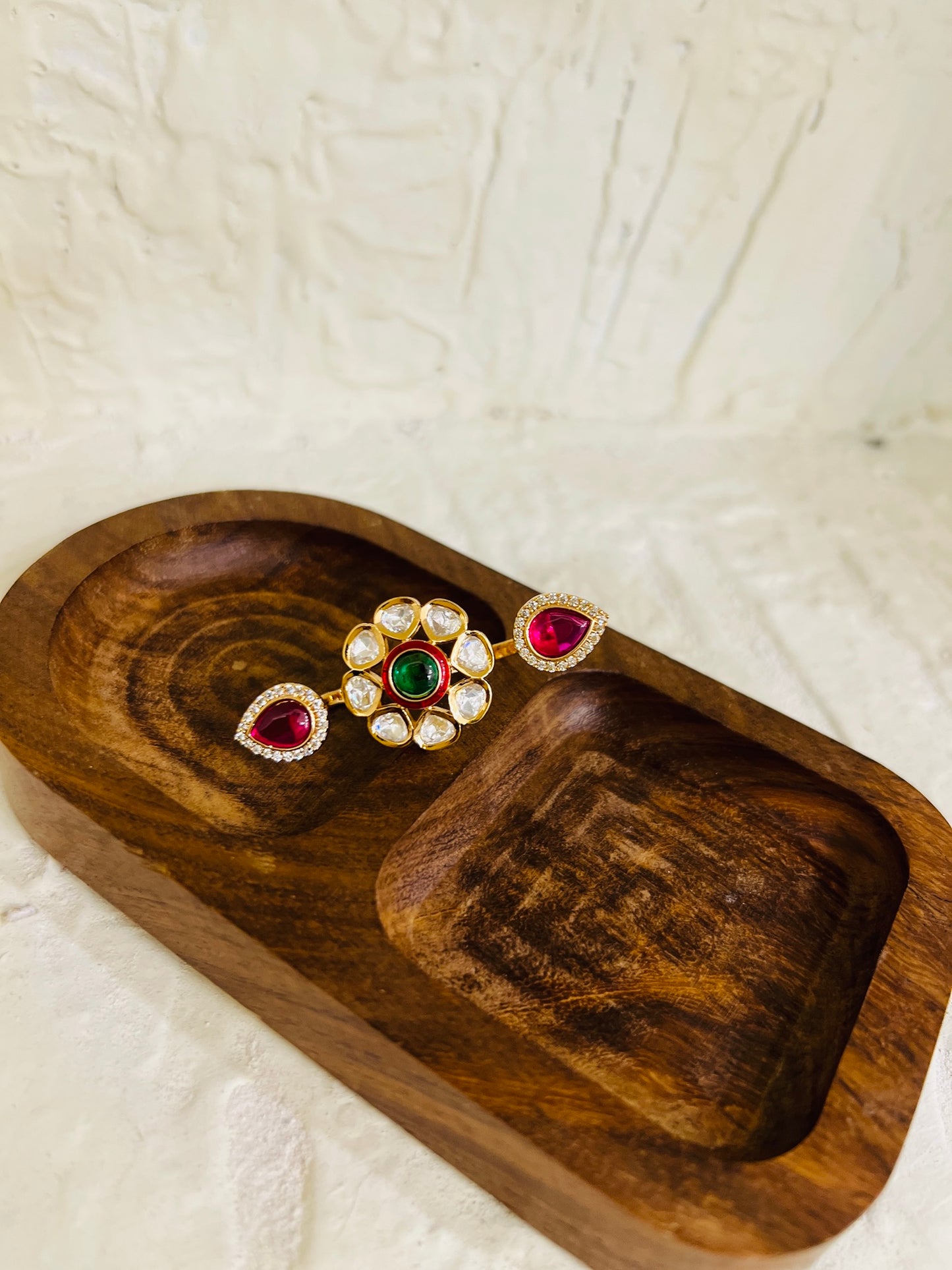 Ruby Bloom Adjustable Ring