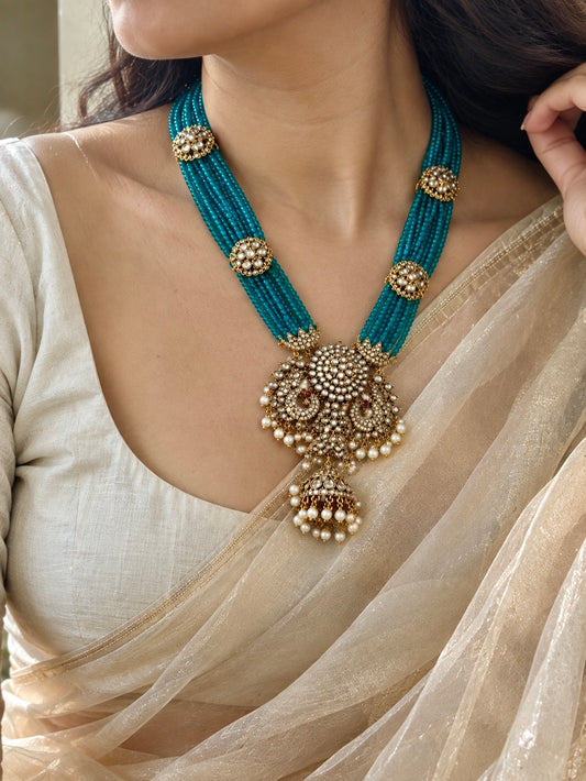 Teal Royale Long Necklace