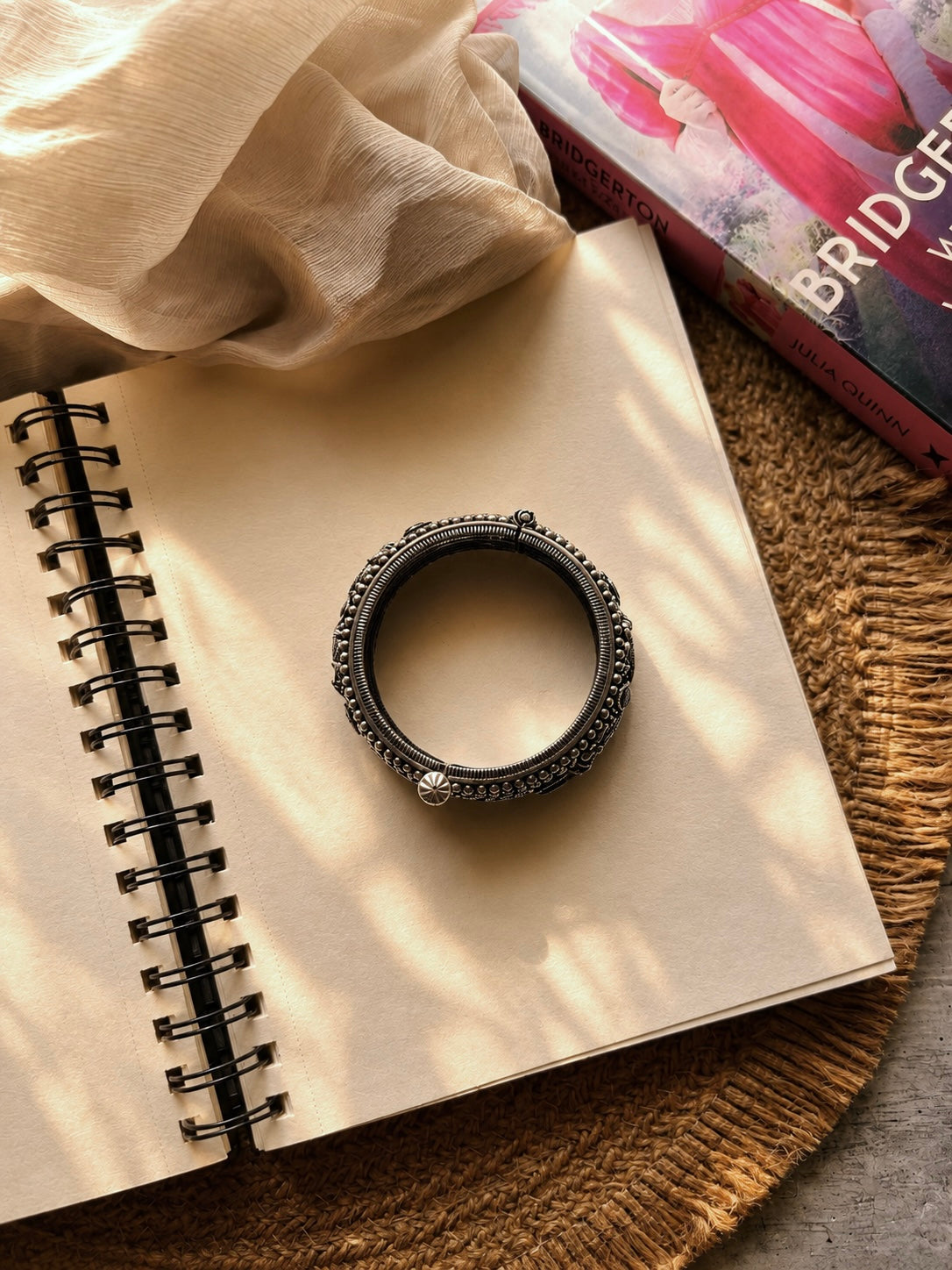 Virasat Adjustable Oxidised Kada