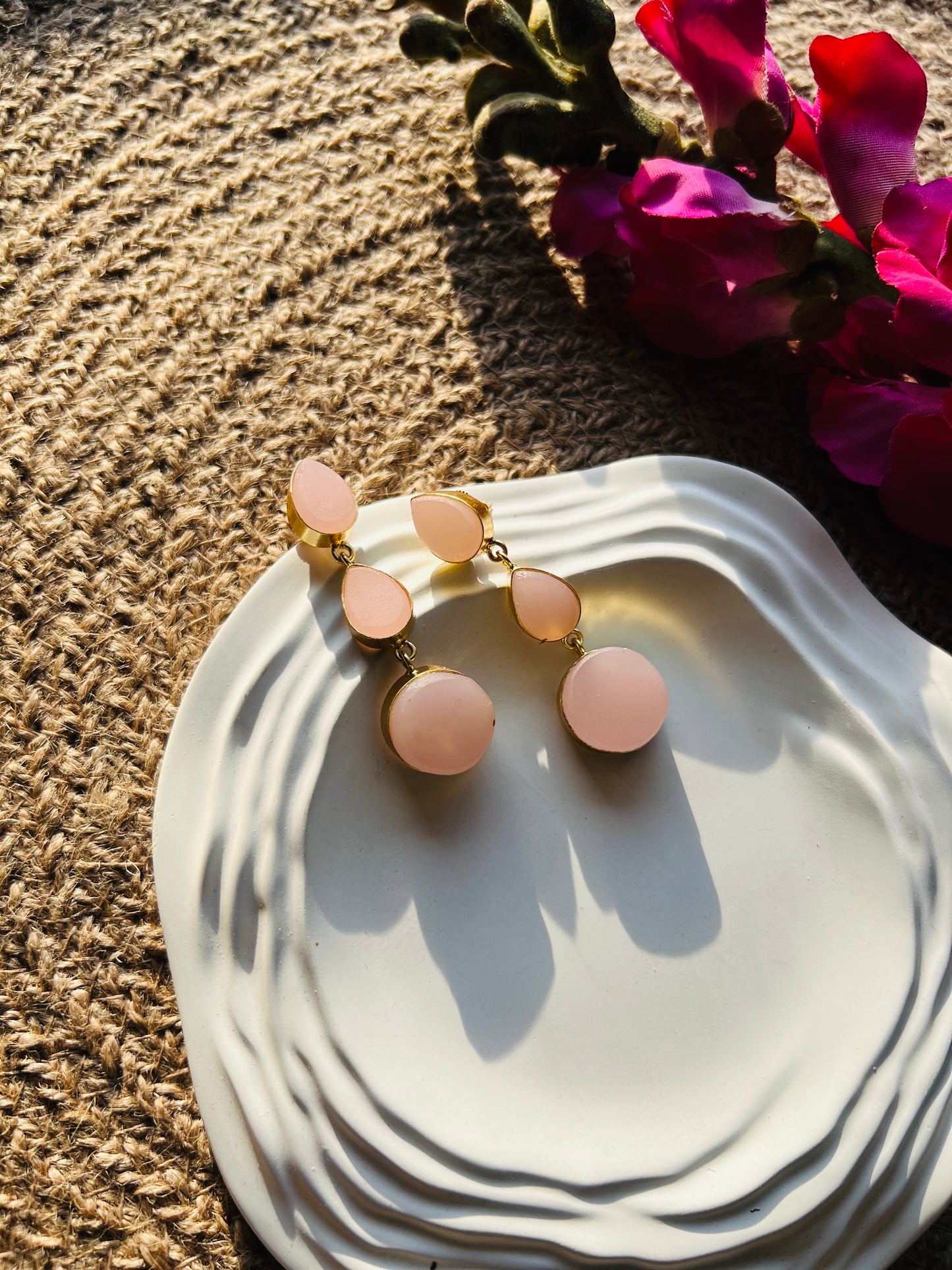 Trinity Raw Drops - Earrings