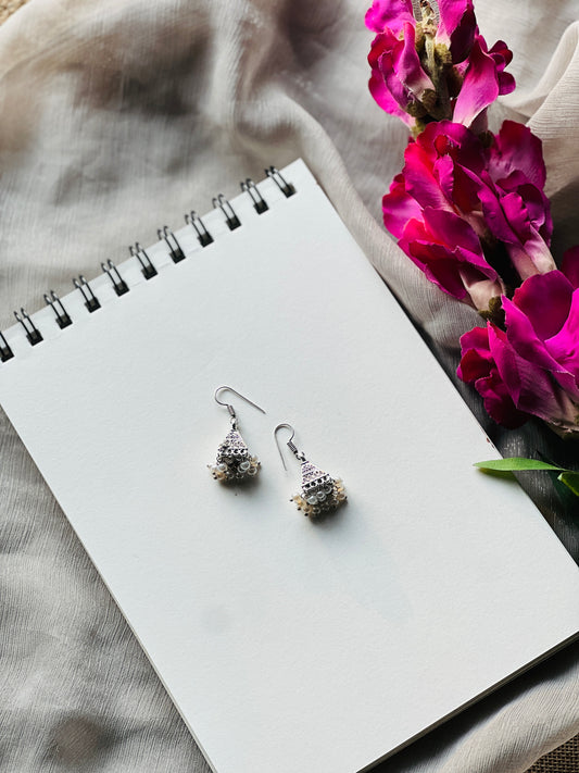 Sitara Pearl Mini Jhumkis