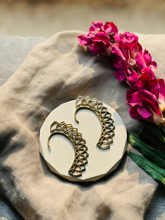 Petal Arc Ear Cuffs