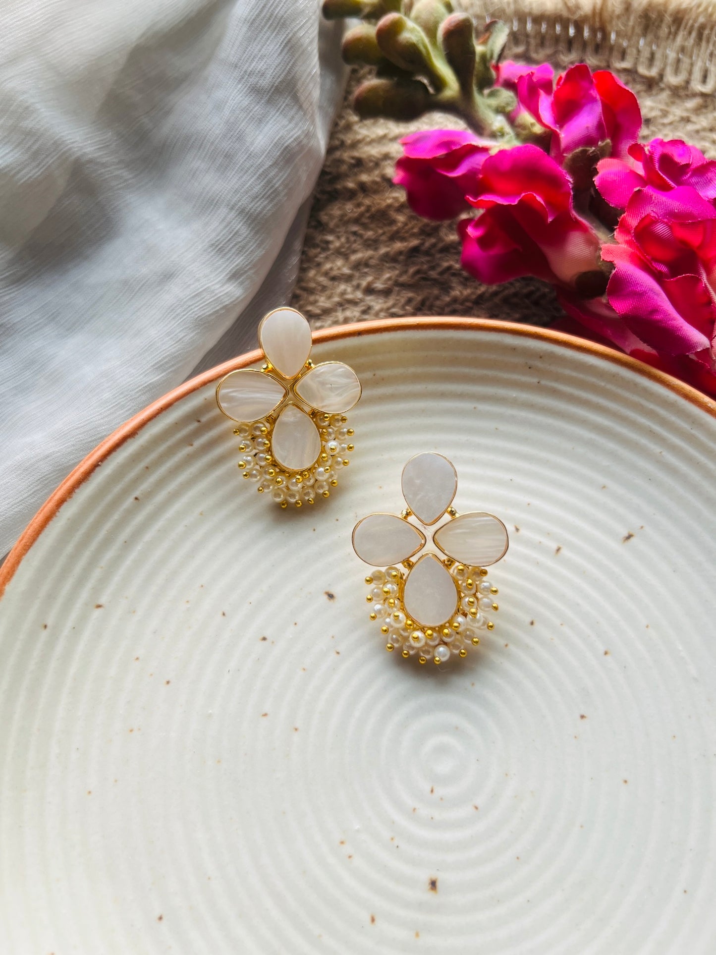 Ethereal Gem Studs - Earrings