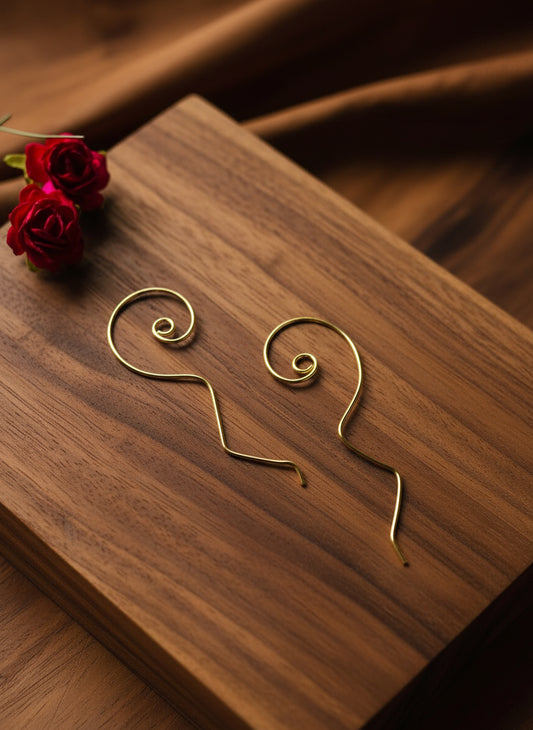 SHRIMP EARRINGS - Earrings