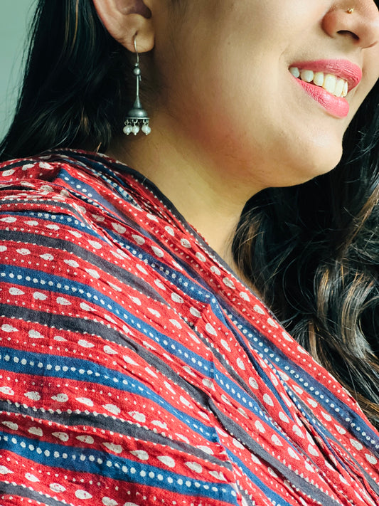 Pearl Hoop Jhumka - Earrings