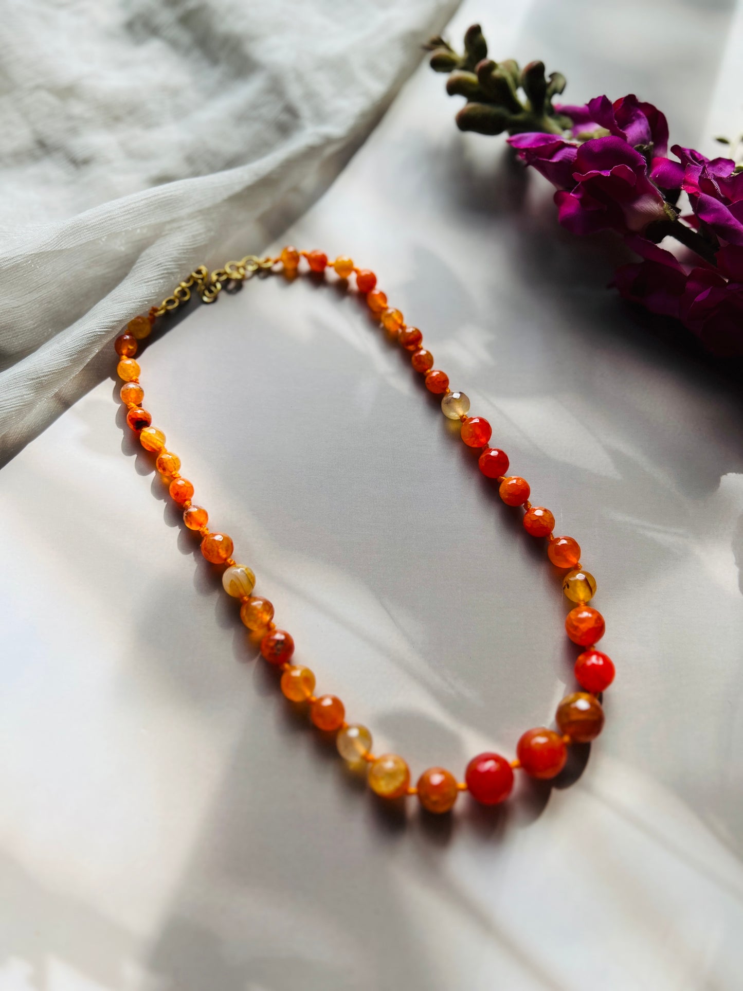 Elysian Marble Charm Neckpiece - Neckpiece