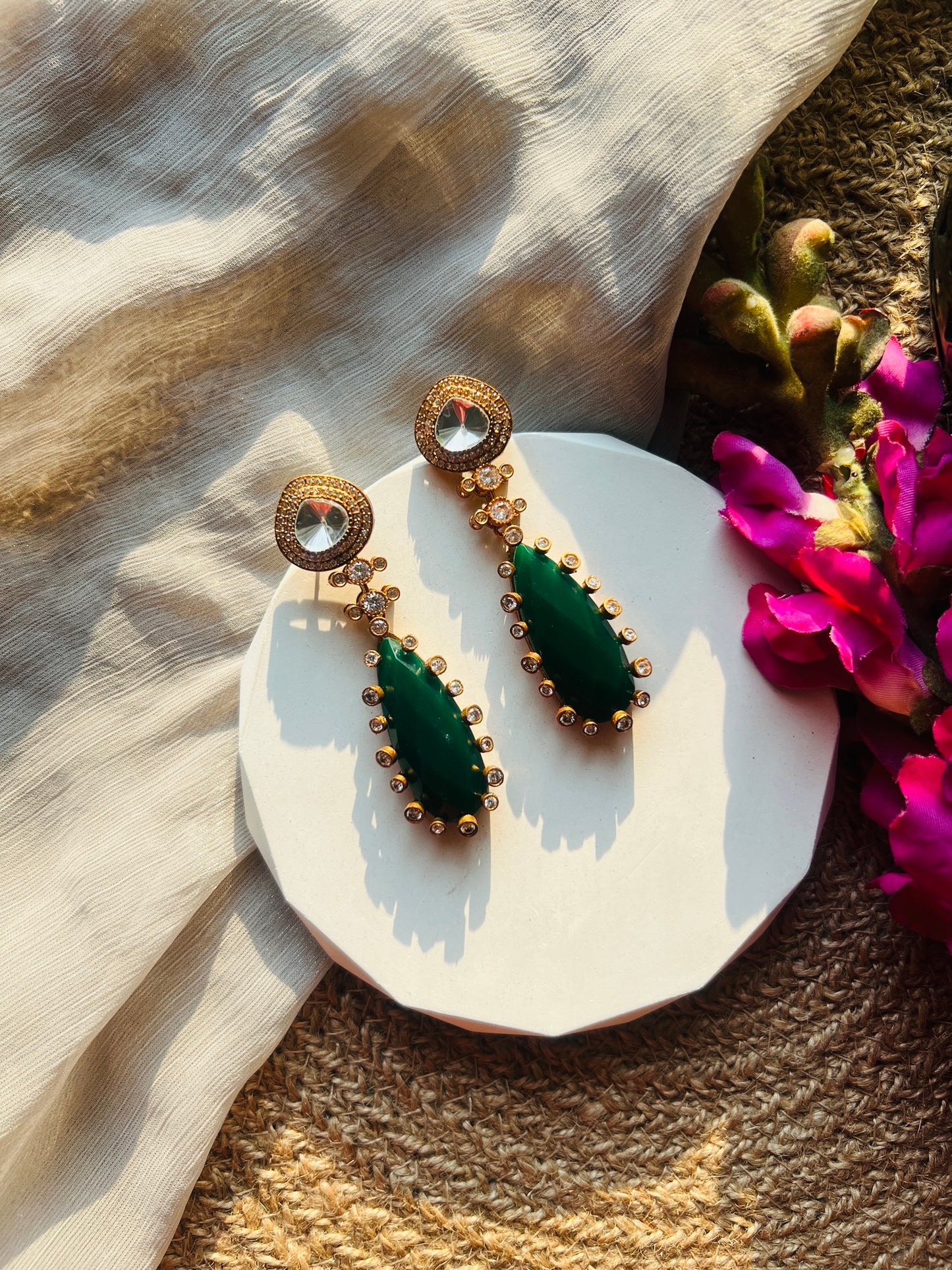 Aurora Luxe Moissanite Earrings - Earrings