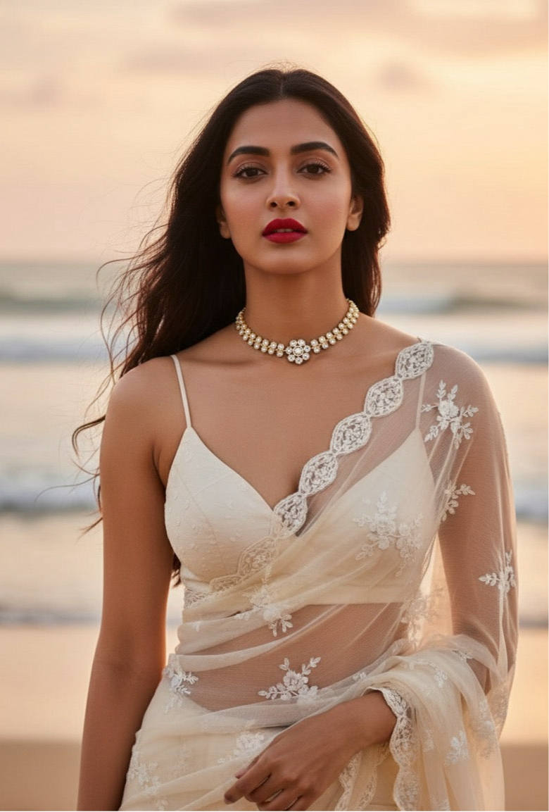 Moonlit Moissanite Choker