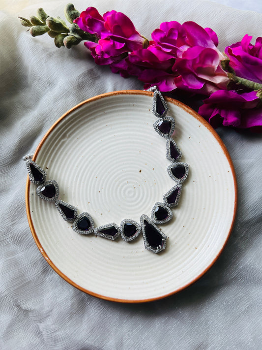 JAARA MOISSANITE STONE NECKLPIECE - Neckpiece