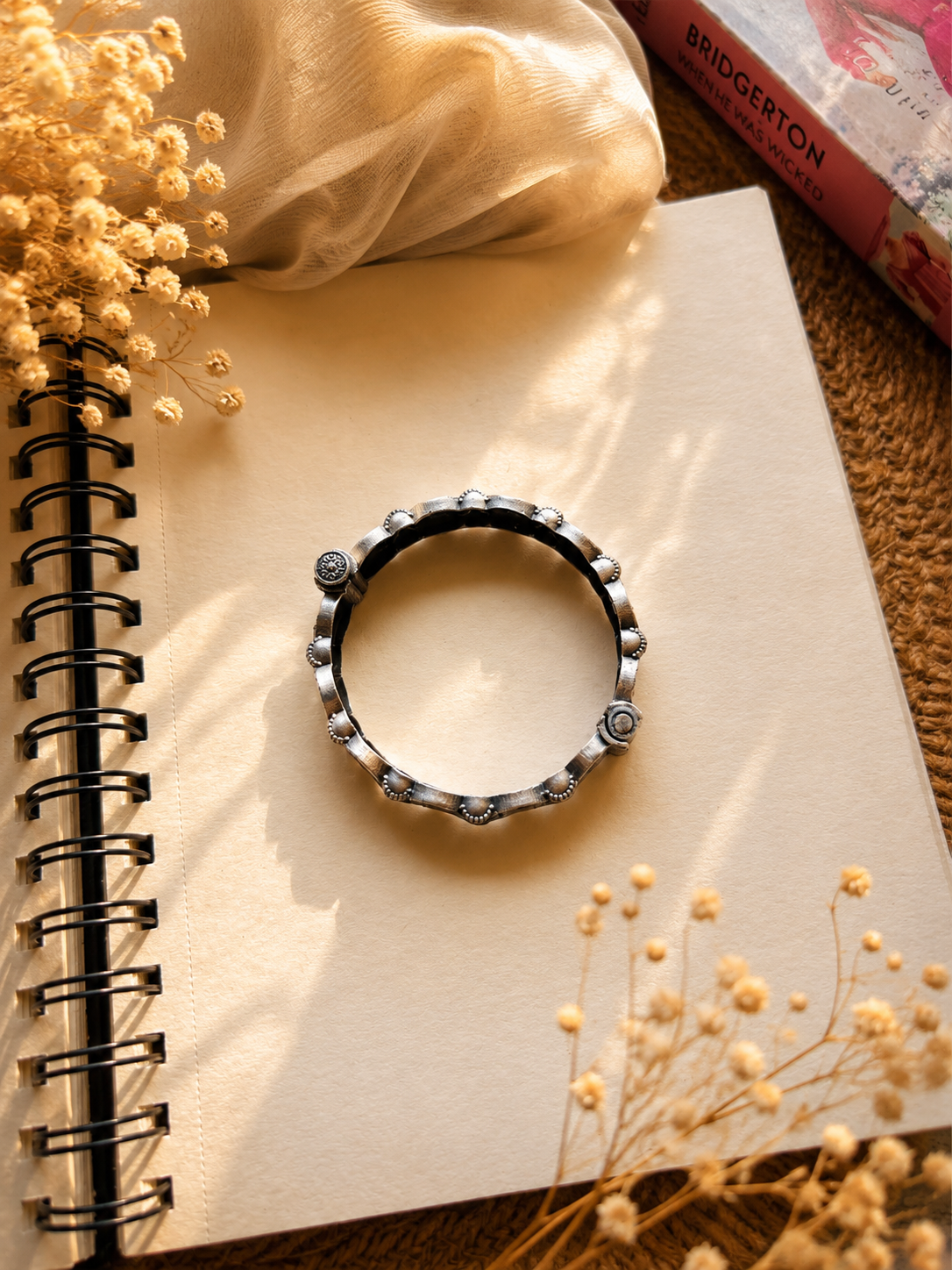 Ambar Antique Silver Bangle