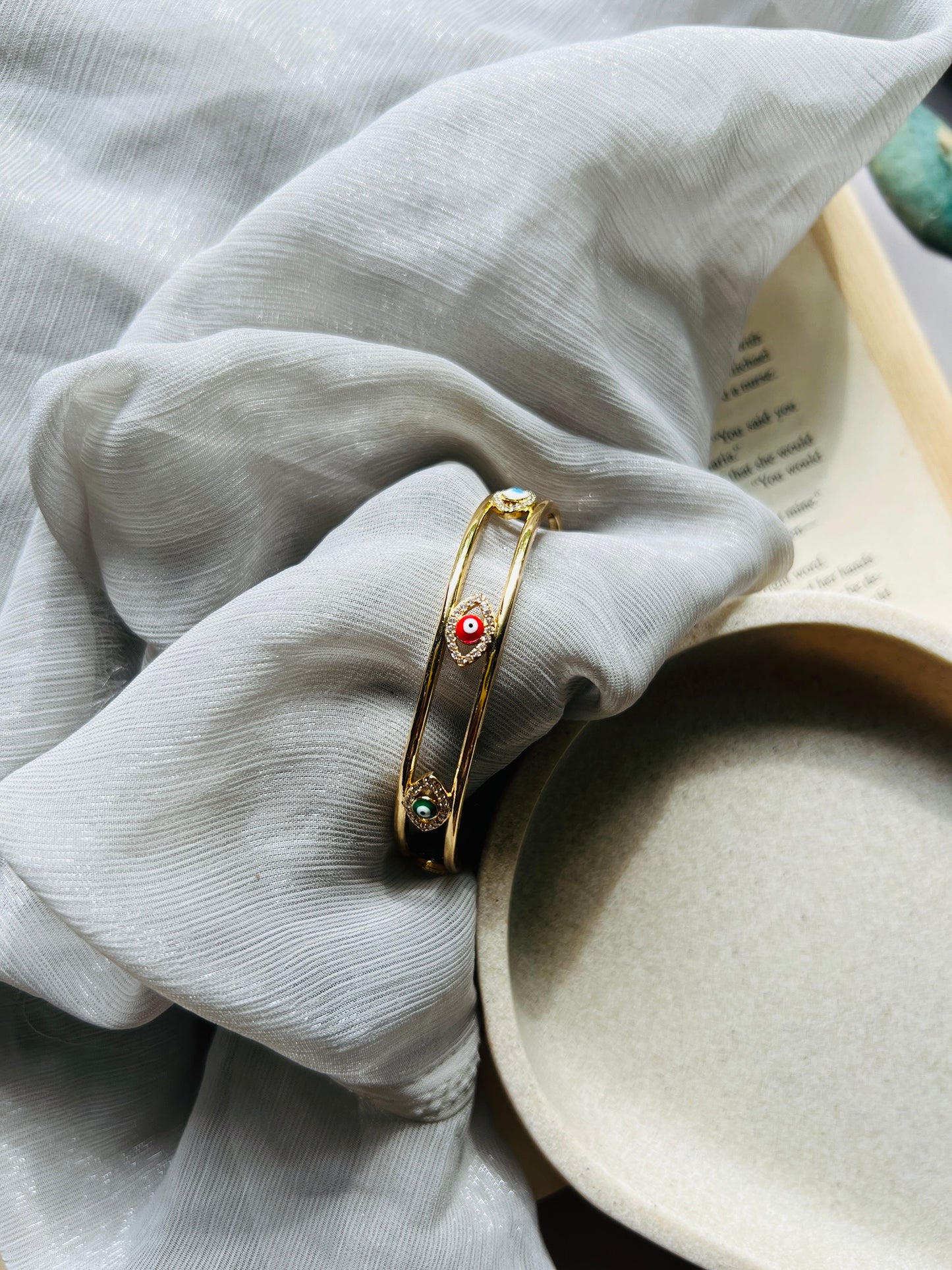 Mystic Evil Eye Cuff