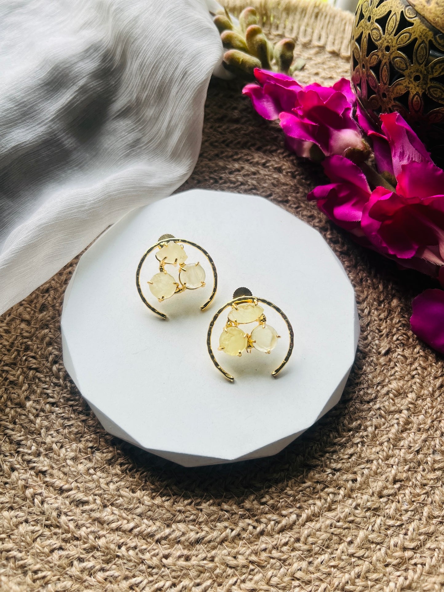 Trio Luxe Studs - Earrings