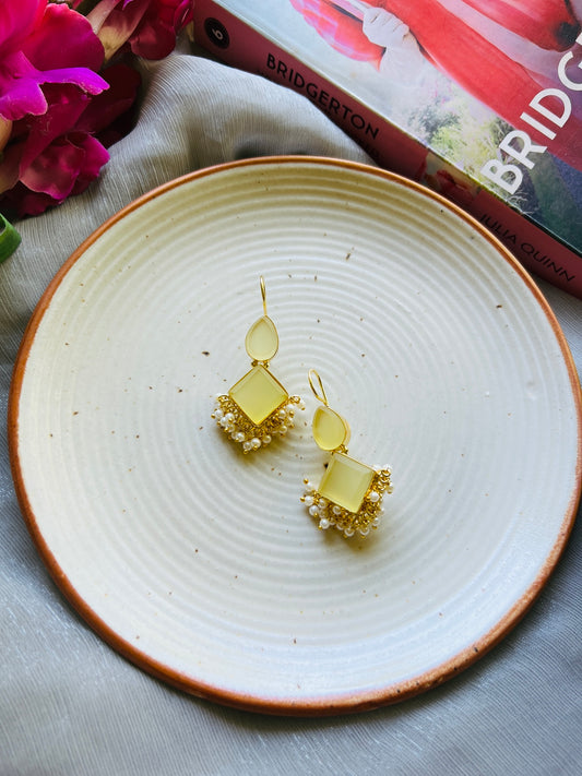 Luna Drape Hoop Earrings