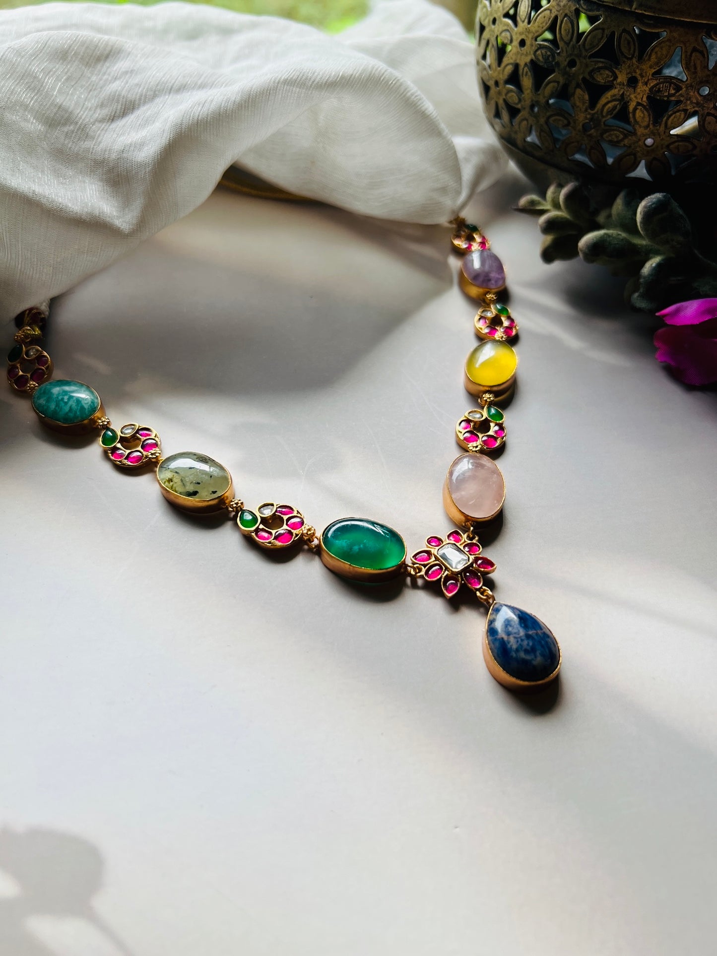 Aaranya Bloom Necklace - Neckpiece