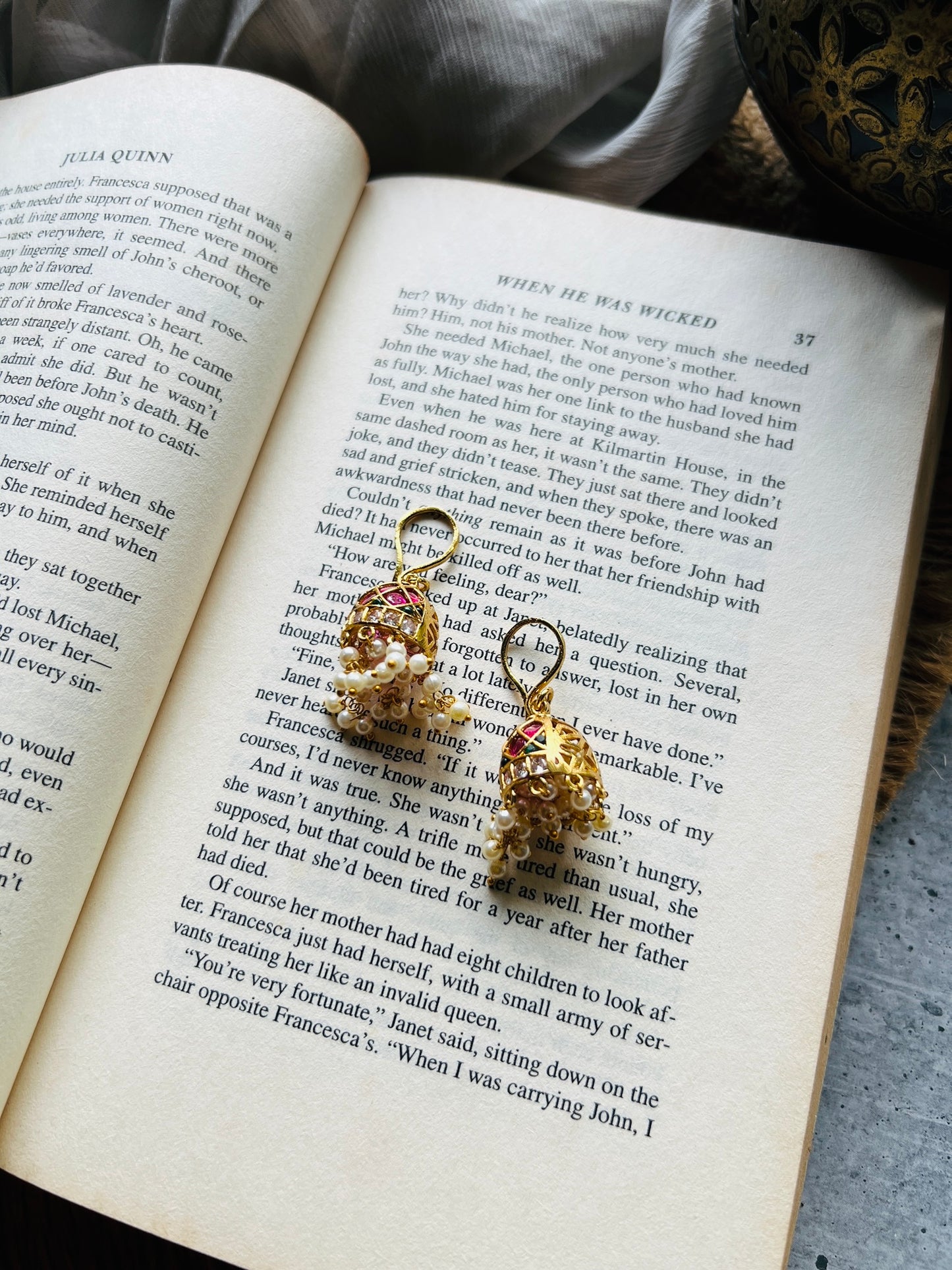 Tharini Kemp Jhumkas