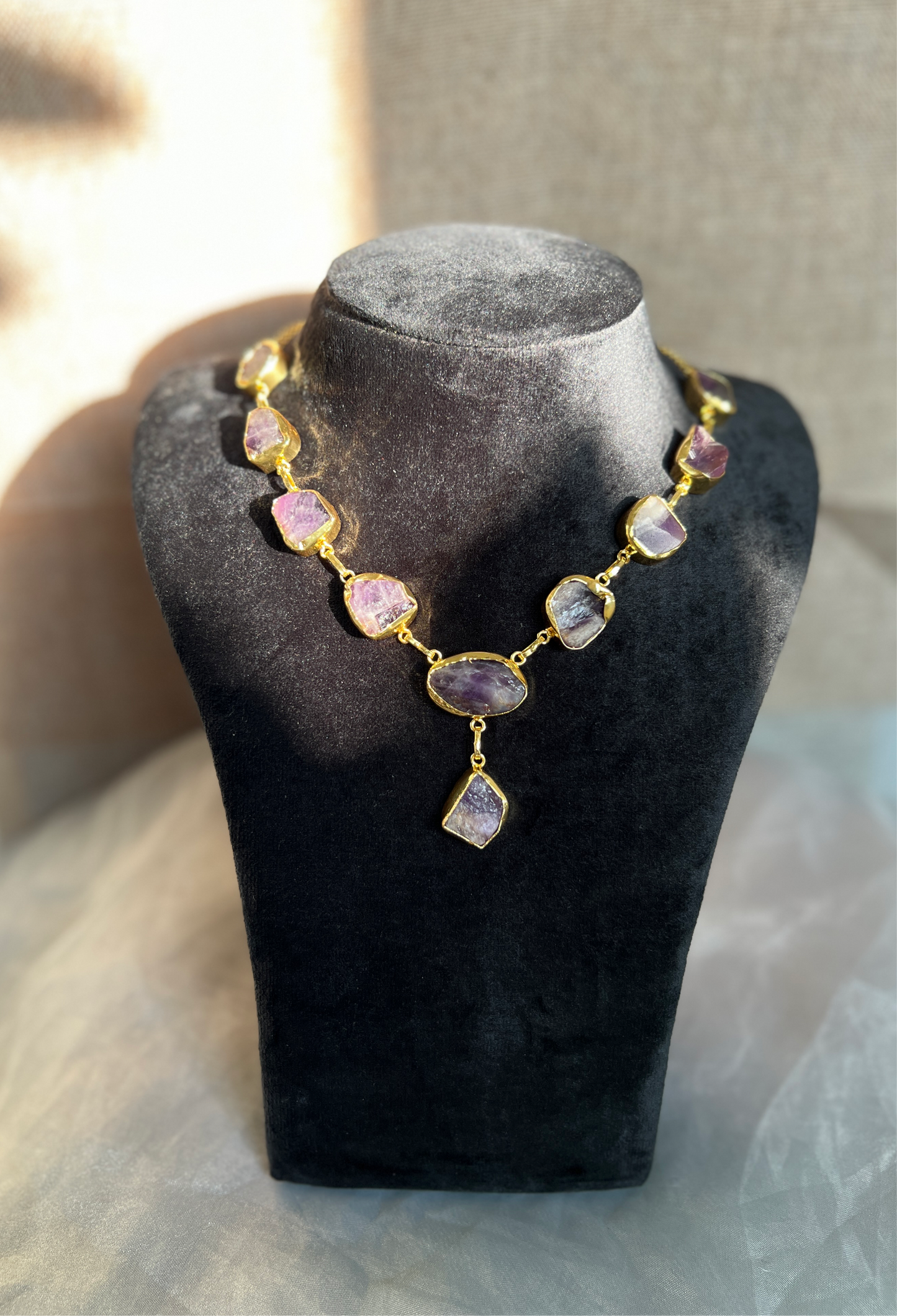 Amethyst Serenity Neckpiece - Neckpiece