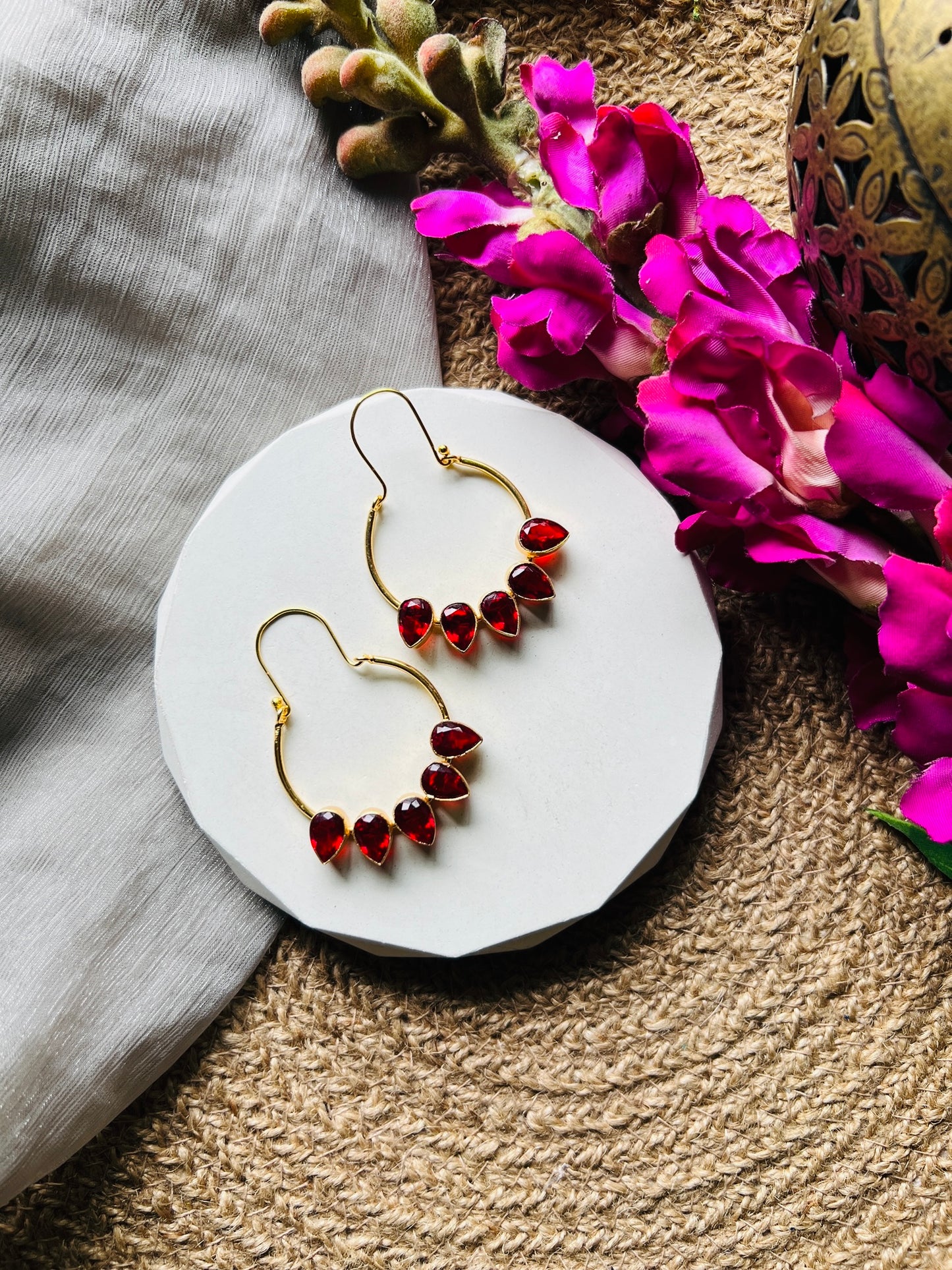Sparkle Loop Earrings - Earrings