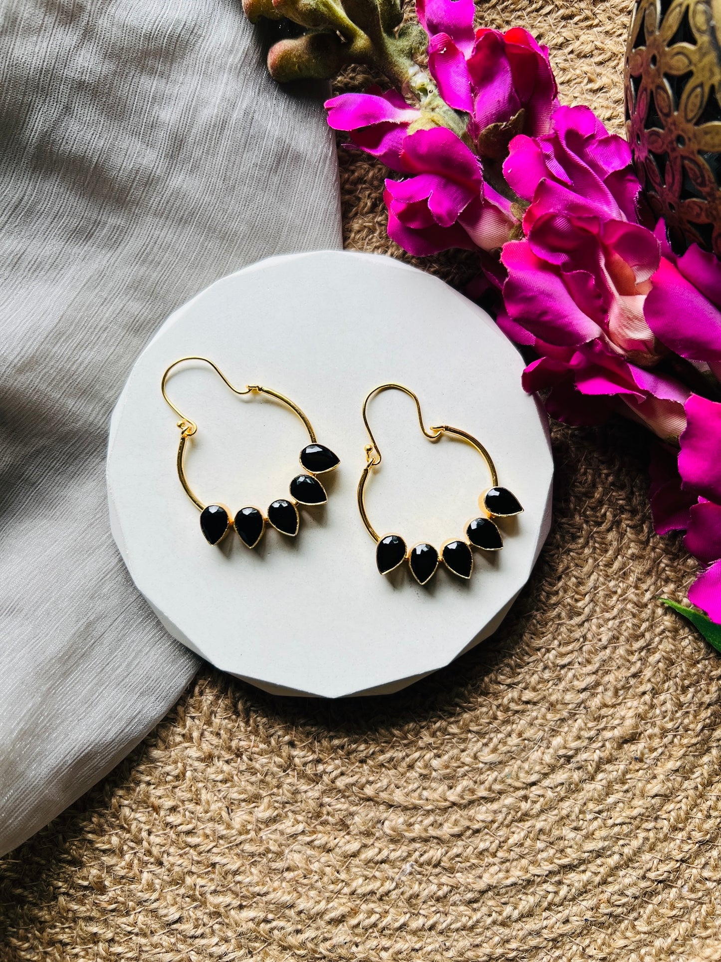 Sparkle Loop Earrings - Earrings