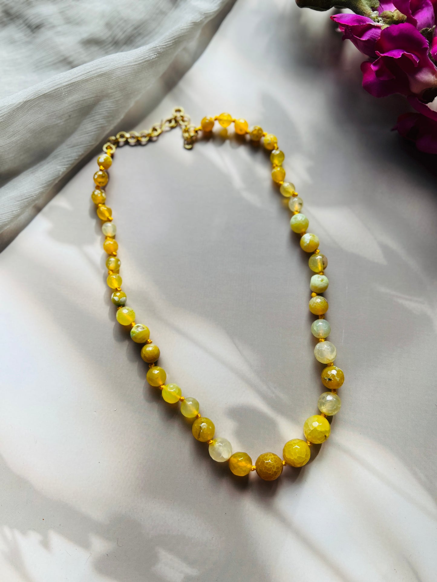 Elysian Marble Charm Neckpiece - Neckpiece