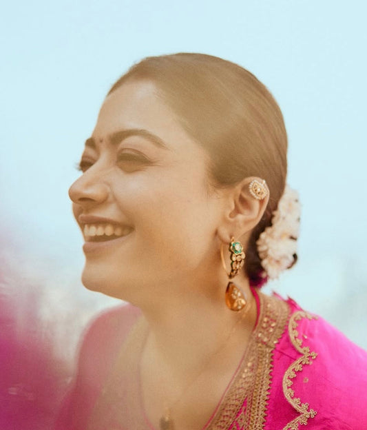 Navratna Pearl Ear Cuff(single piece)