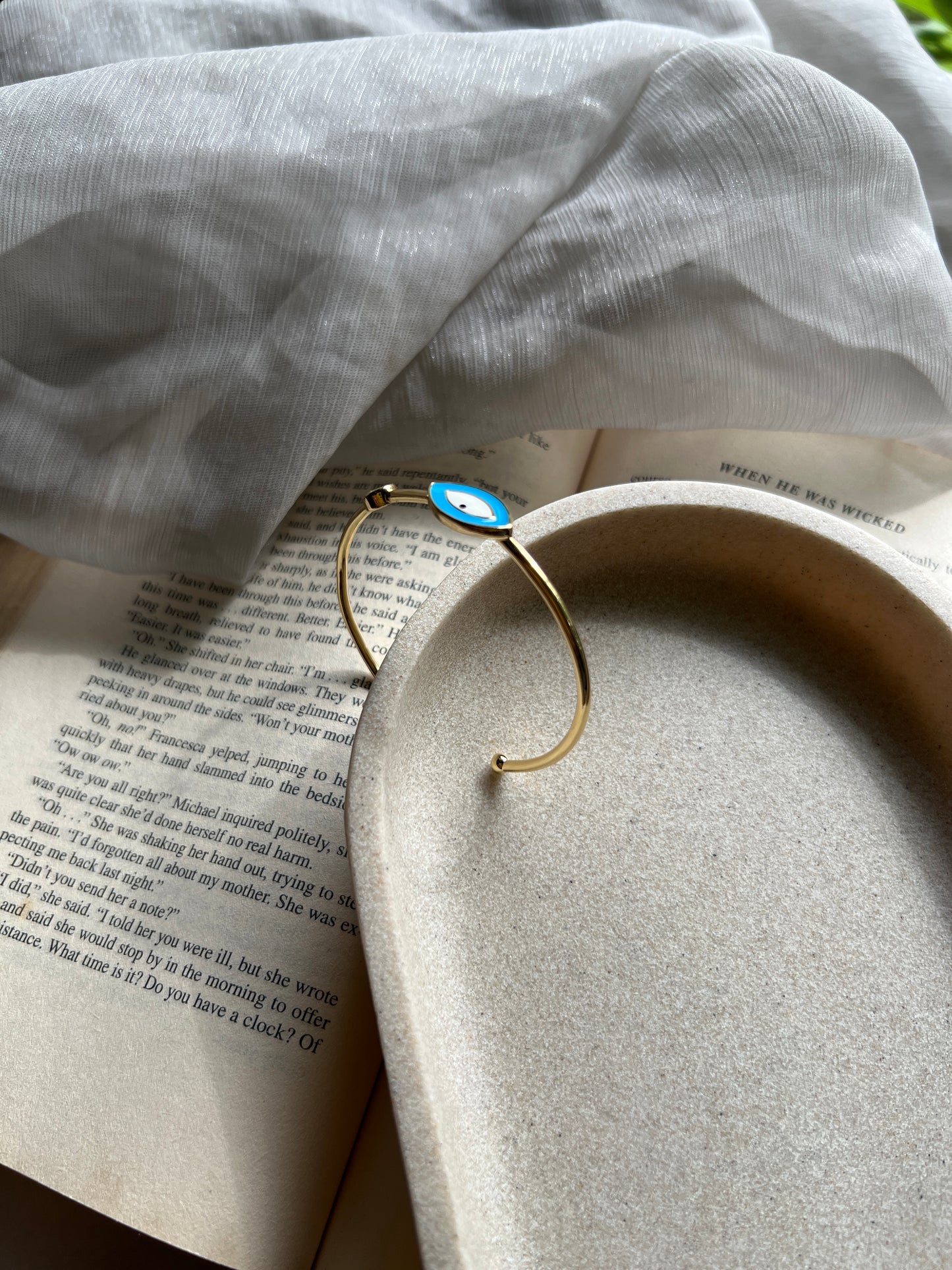 Aura Evil Eye Cuff