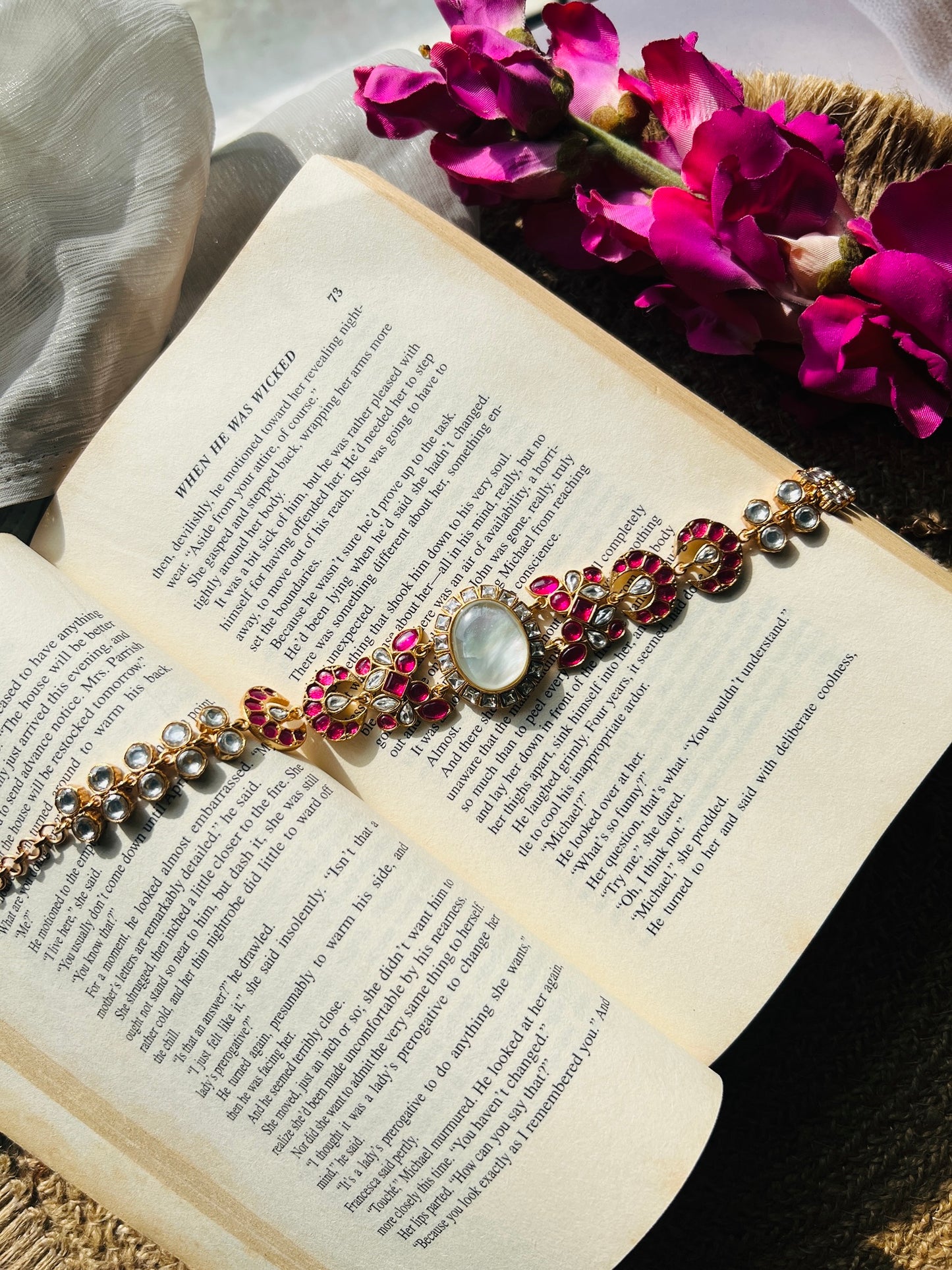 Blush Ivory Royale Choker Set