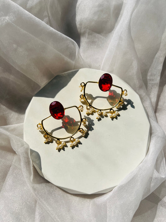 Meadow Stone Earrings - Earrings