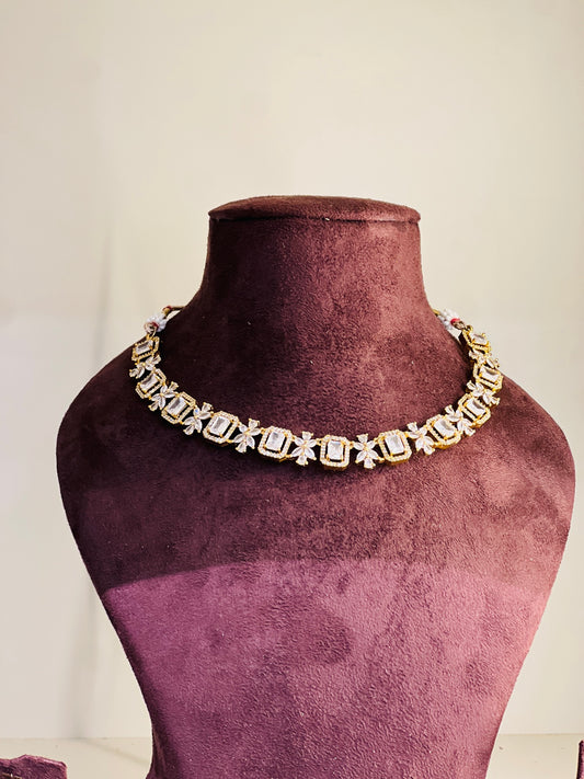 Crystal Bloom Elegance Choker