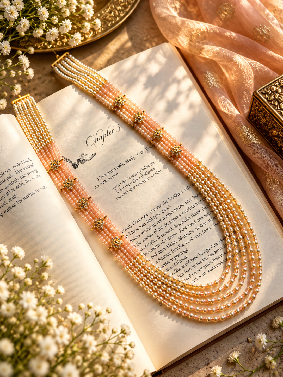 Swarovski Pearl Layer Necklace