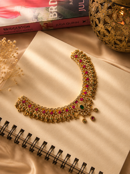 Bridal Stone Choker Set